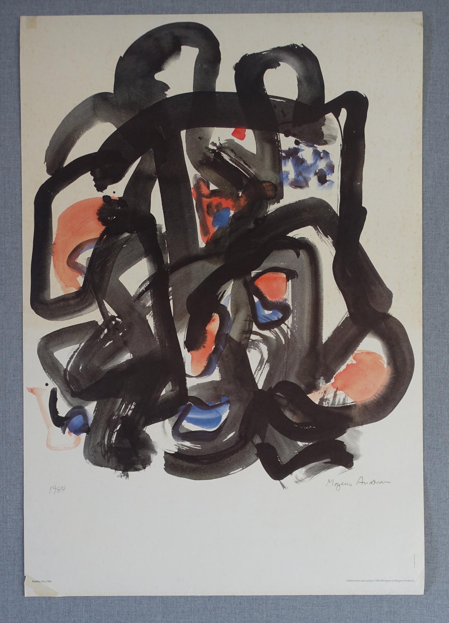 1984 Mogens Andersen Art Print - Original Vintage Poster