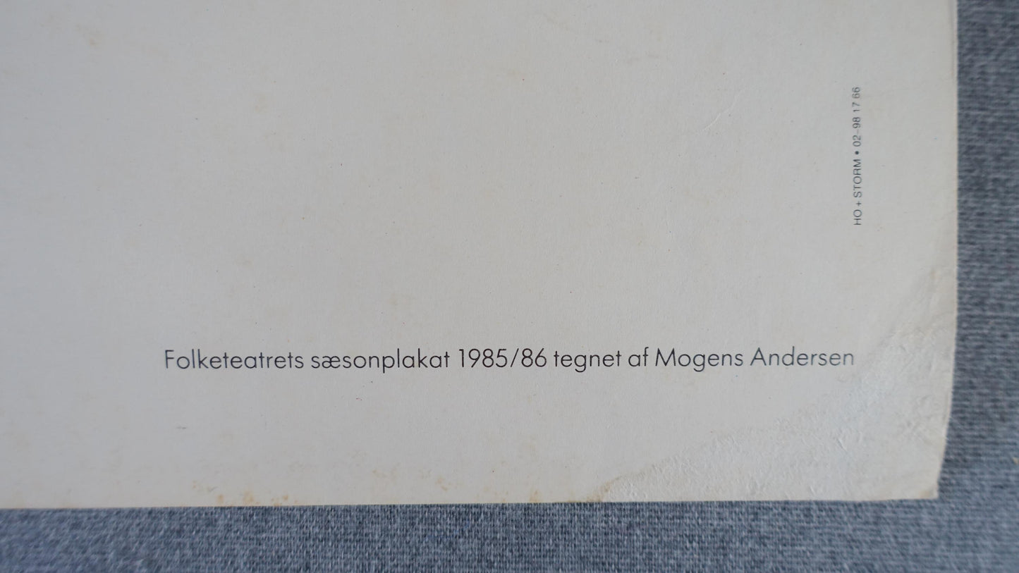 1984 Mogens Andersen Art Print - Original Vintage Poster