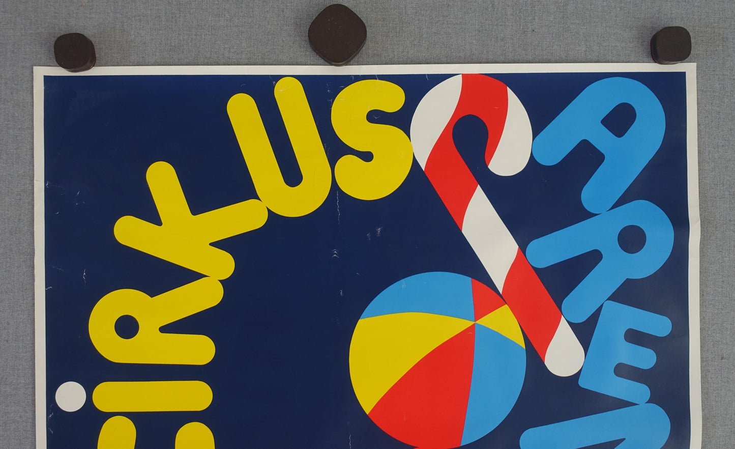 1974 Circus Arena by Per Arnoldi - Original Vintage Poster