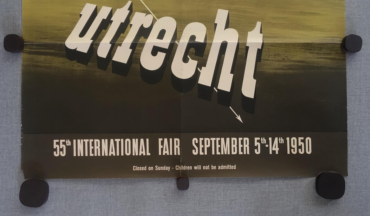 1950 Utrecht International Fair - Original Vintage Poster