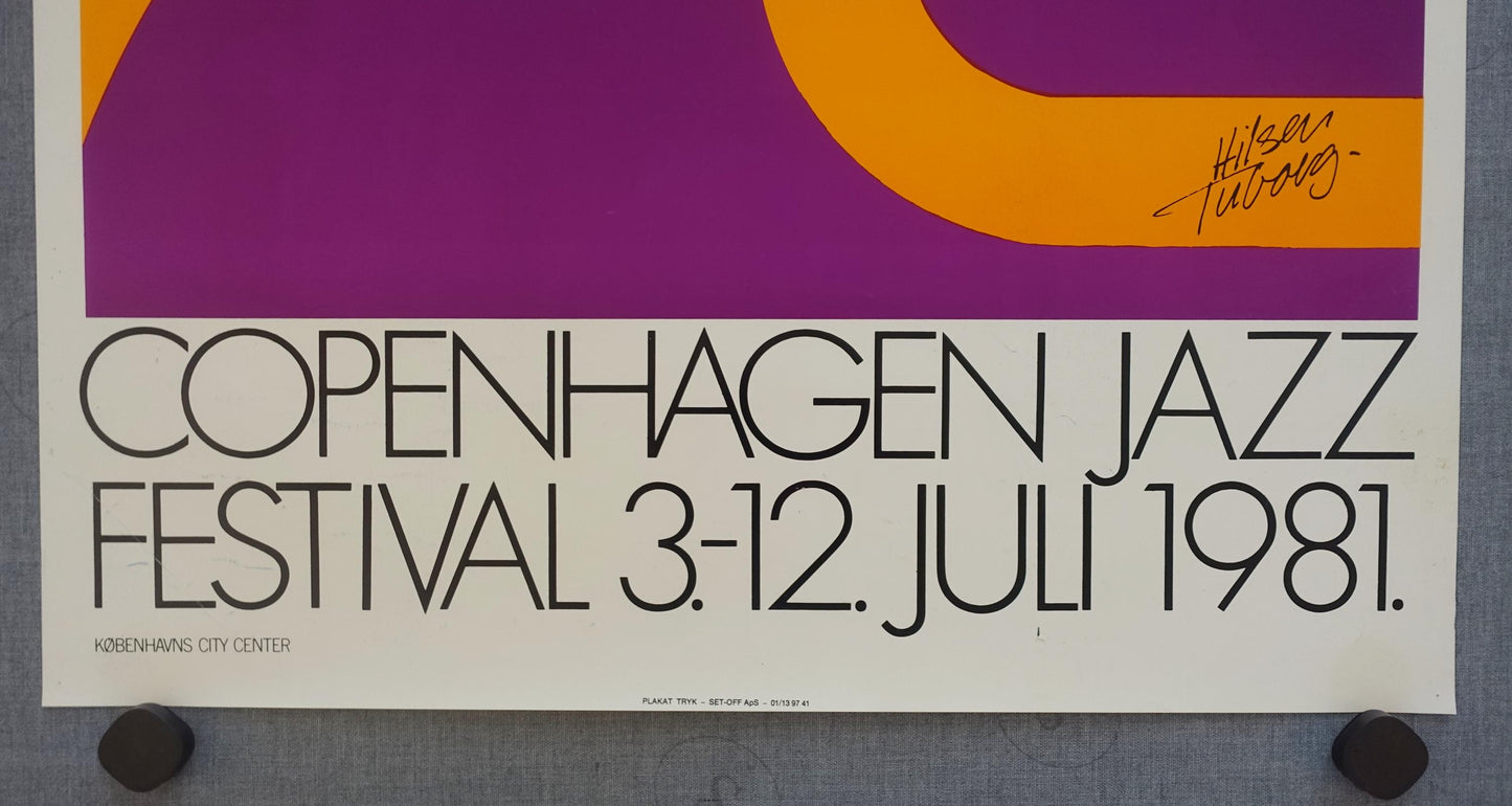 1981 Copenhagen Jazz Festival - Original Vintage Poster