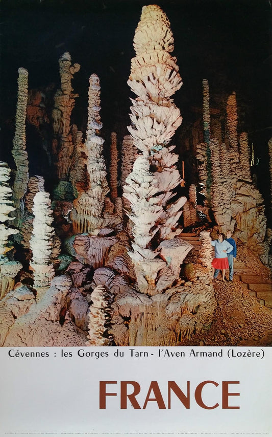 1960s France Travel Poster, Les Cévennes, Les Gorges du Tarn - Original Vintage Poster