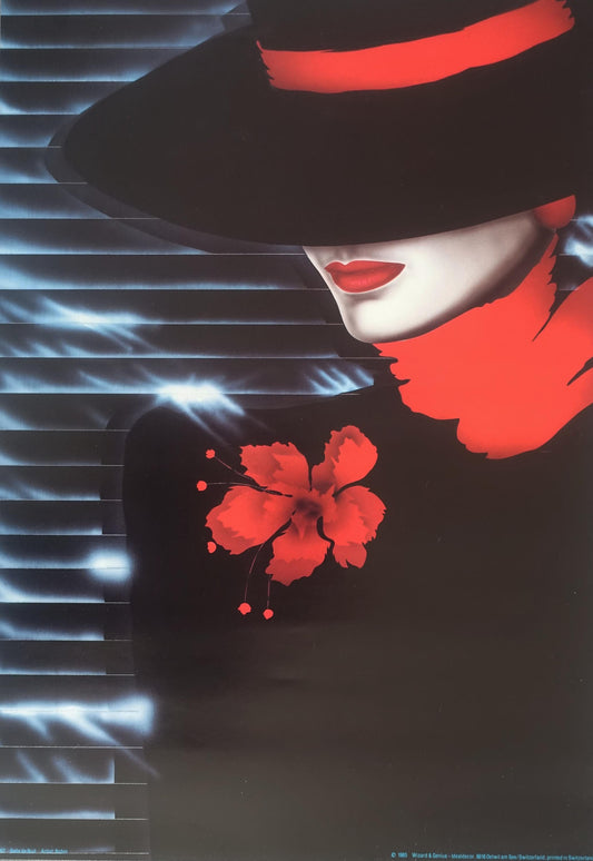 1985 Stylish Lady - Original Vintage Poster