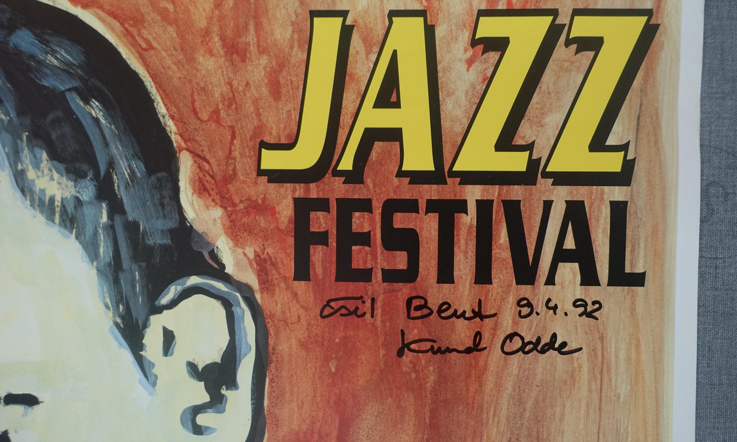 1992 Copenhagen Jazz Festival - Original Vintage Poster