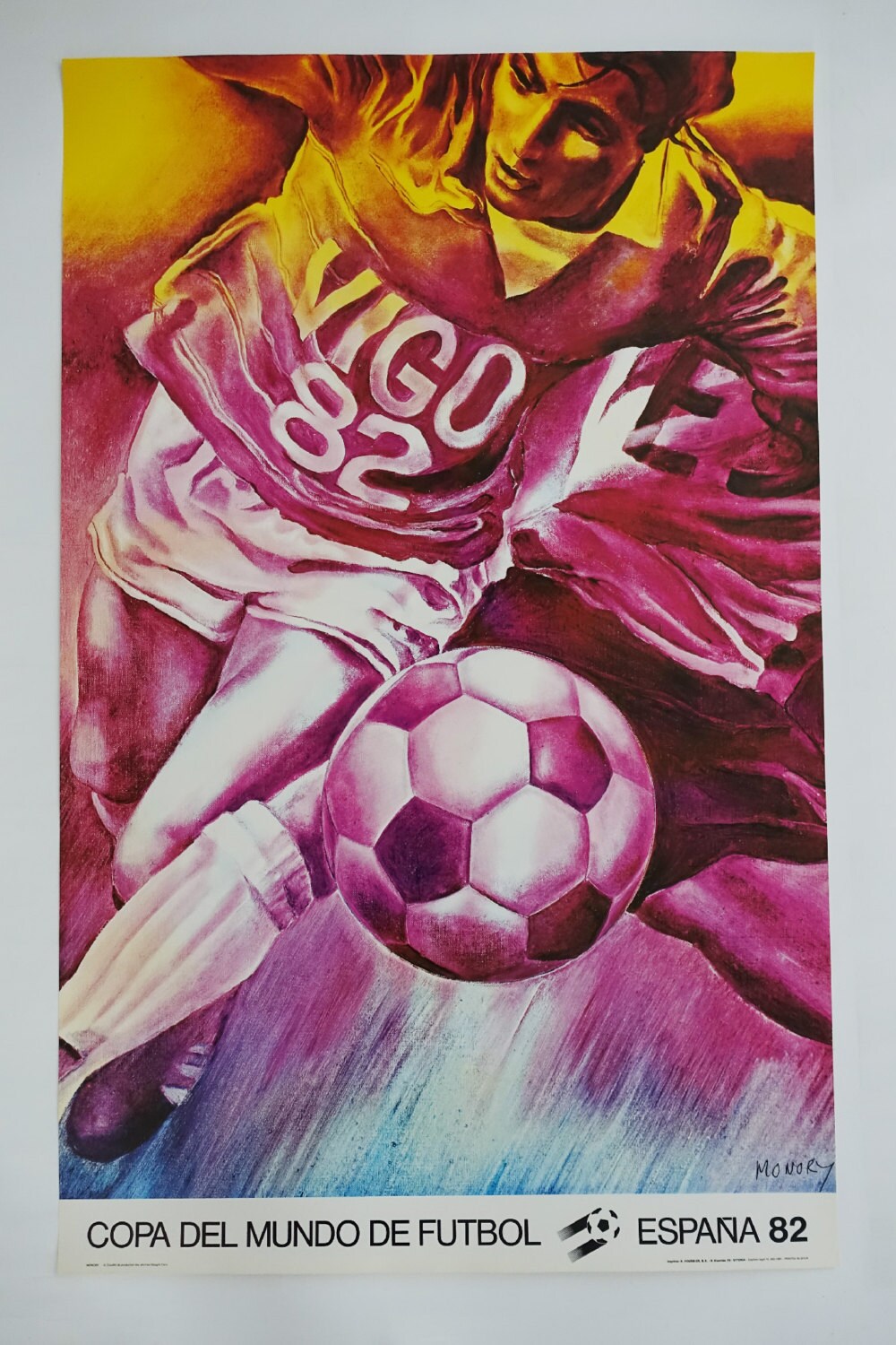 1982 World Cup Spain (Vigo) - Original Vintage Poster