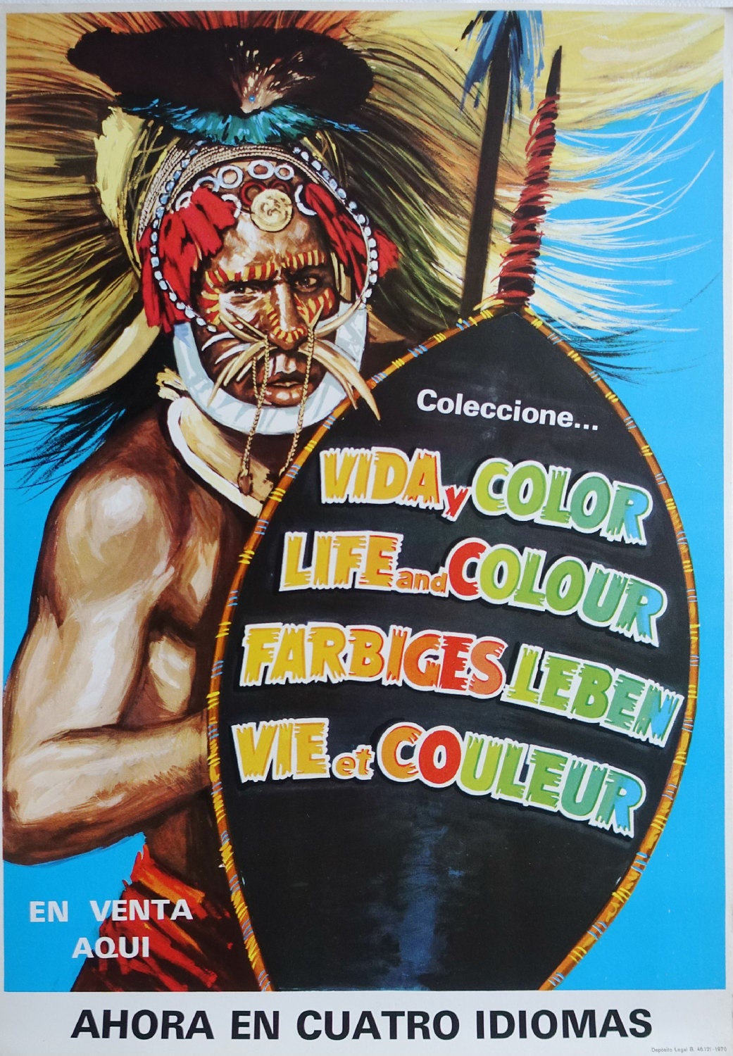 1970 Spanish Color Advertisement - Original Vintage Poster