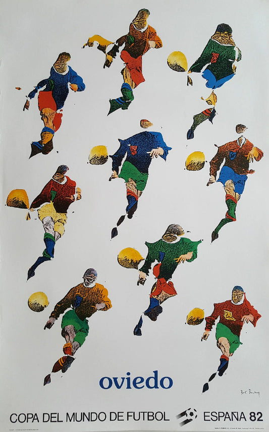 1982 World Cup Spain (Oviedo) - Original Vintage Poster