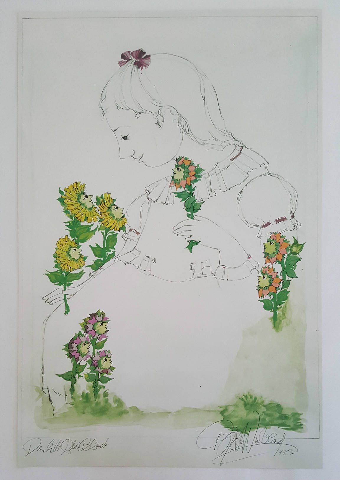 1989 Wiinblad Little Ida’s Flowers - Original Vintage Poster