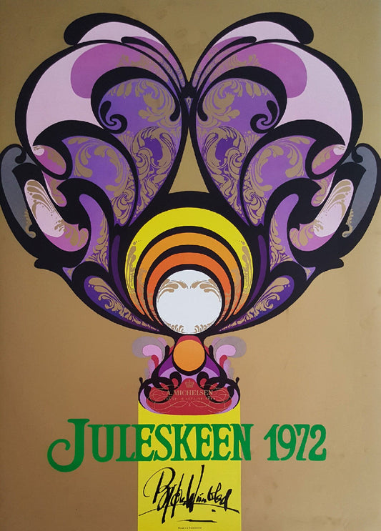 1972 Wiinblad Jewelry for A. Michelsen - Original Vintage Poster