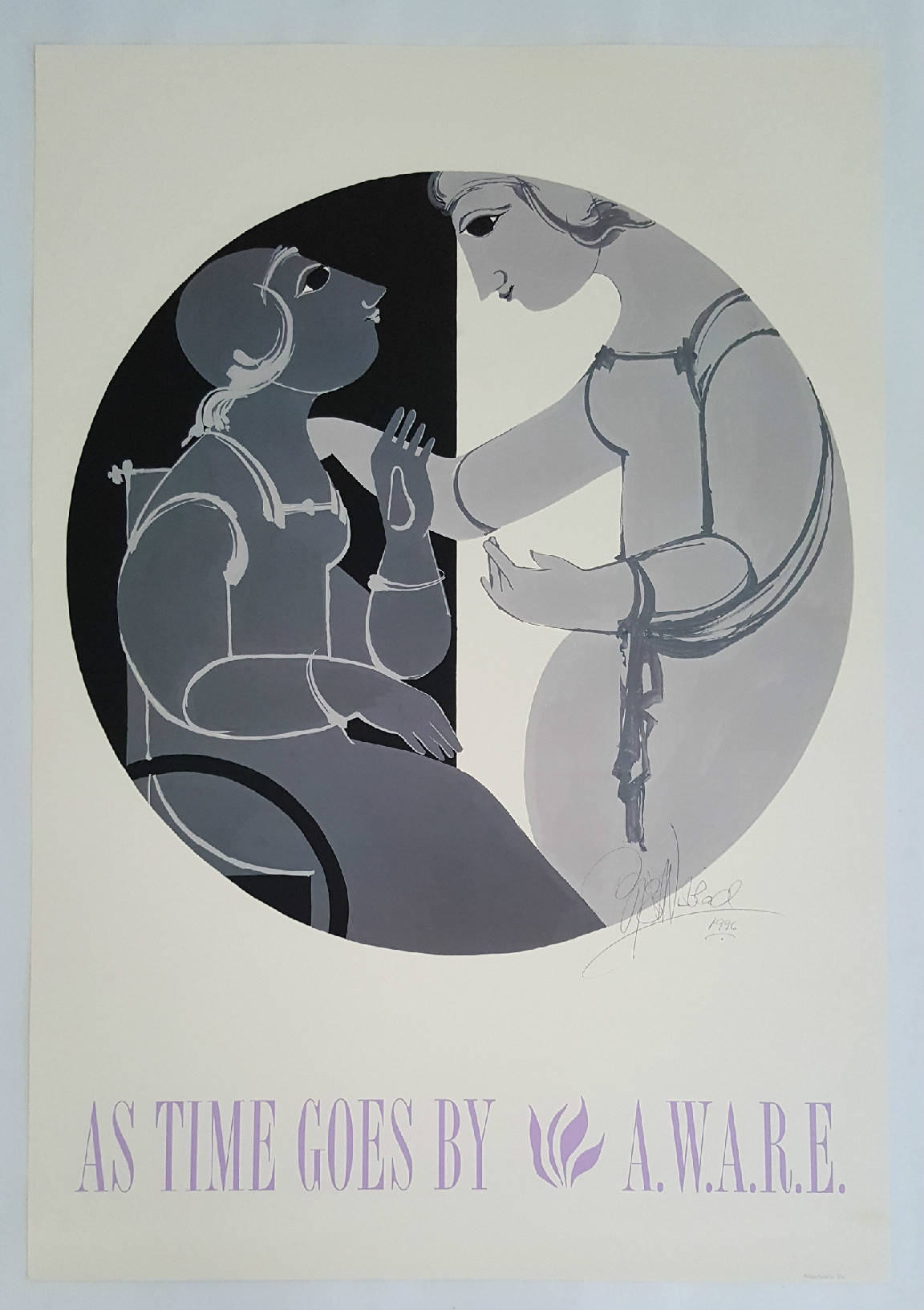 1996 Wiinblad A.W.A.R.E. - Original Vintage Poster
