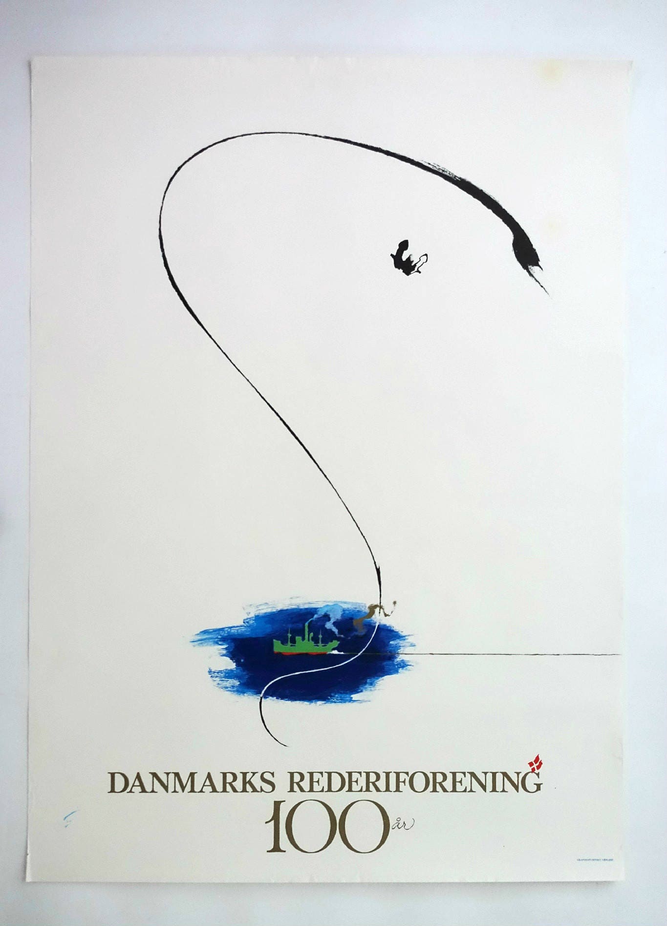 1984 Danish Shipowners' Association by Otto Nielsen - Original Vintage Poster