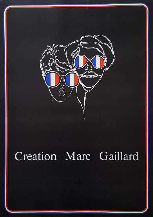 1970s Marc Gaillard Sunglass Fashion - Original Vintage Poster