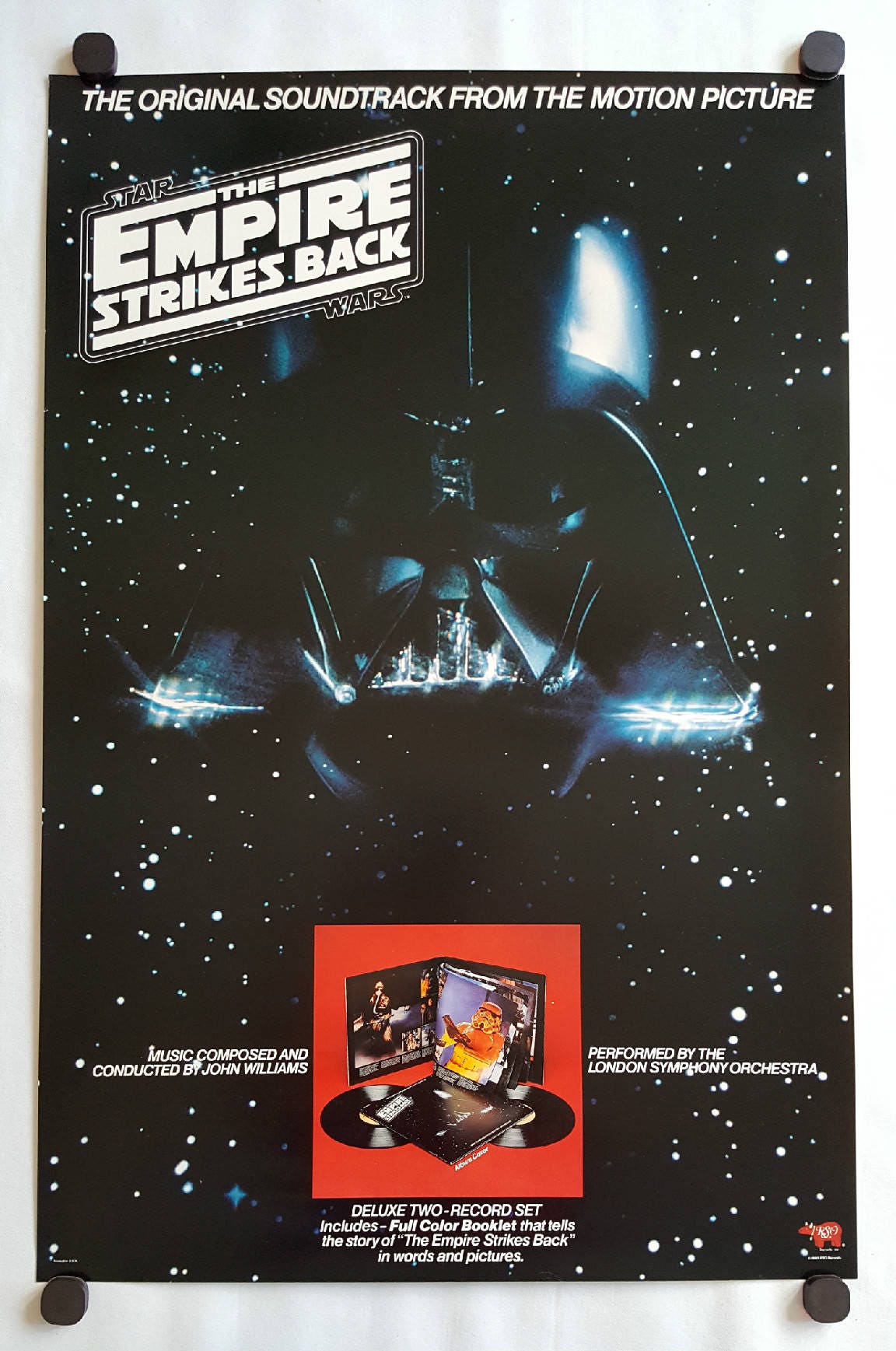 1980 Star Wars The Empire Strikes Back (Soundtrack Version) - Original Vintage Poster