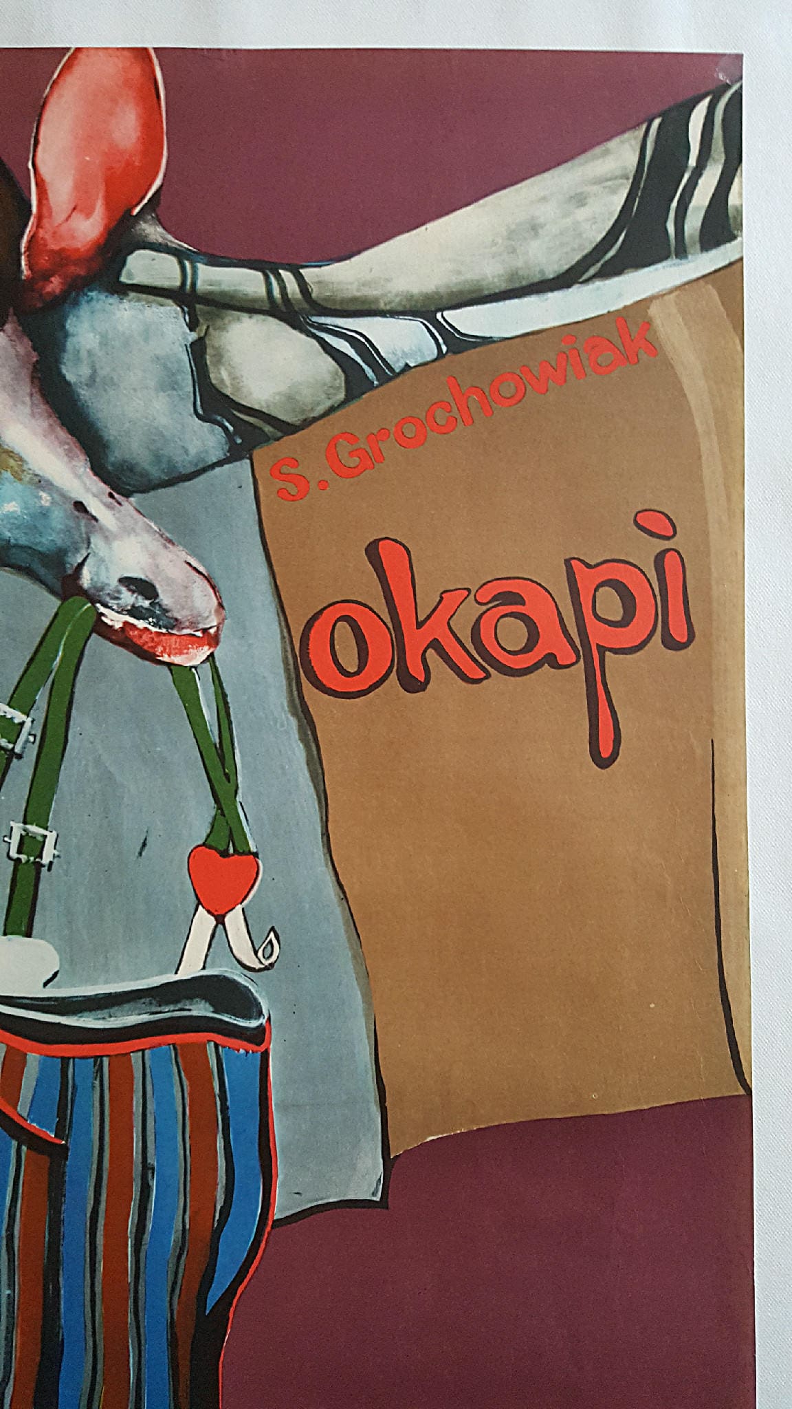 1974 Okapi Polish Theatre Poster - Original Vintage Poster