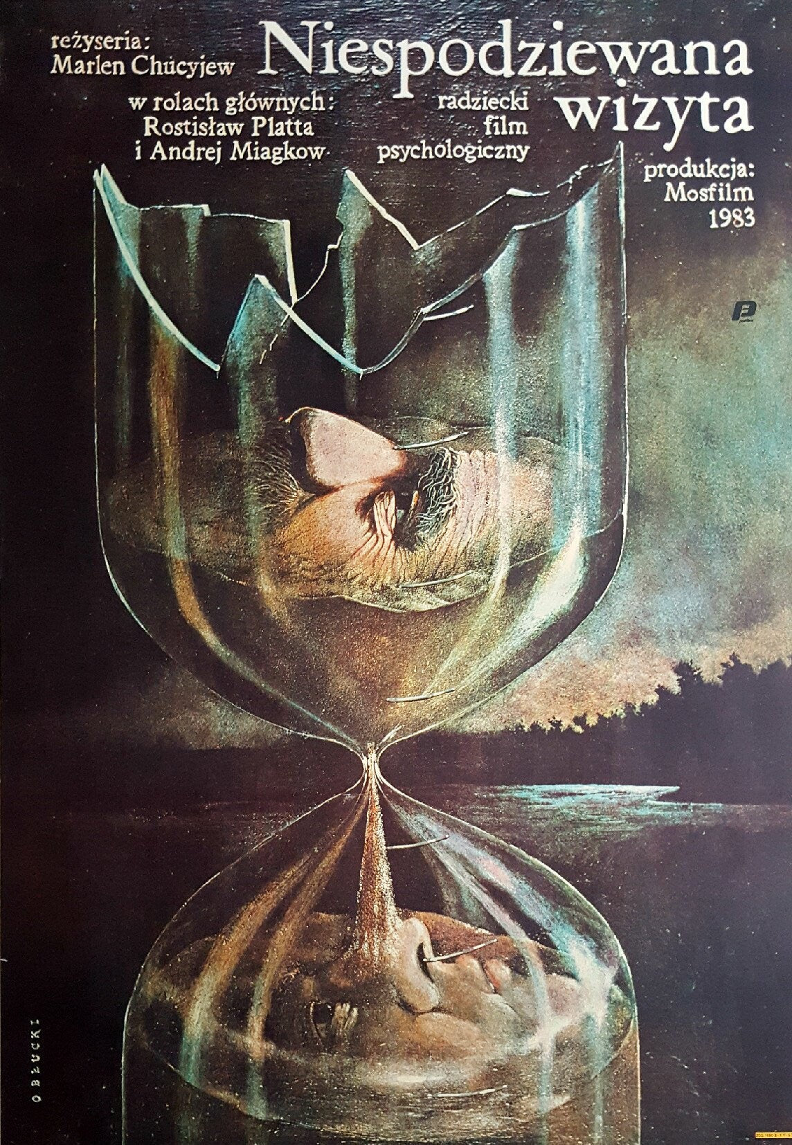 1983 Epilogue by Janusz Oblucki - Original Vintage Poster