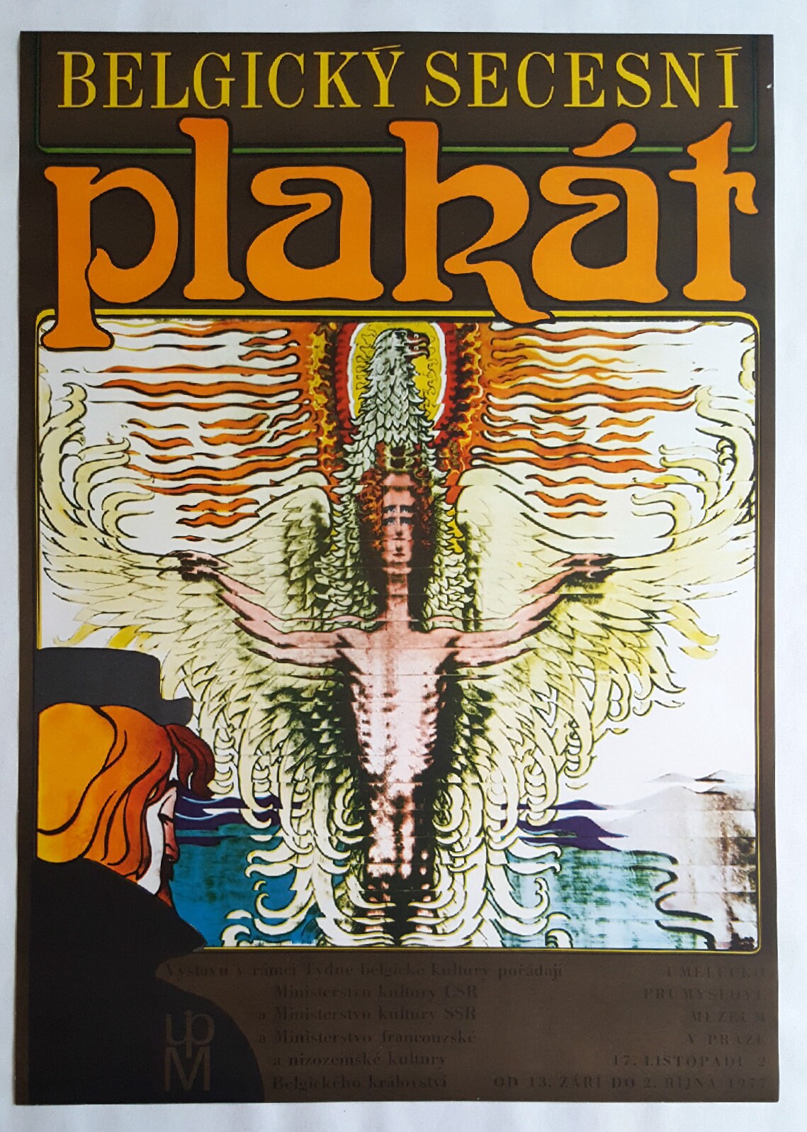 1977 Art Nouveau Poster Exhibition - Original Vintage Poster