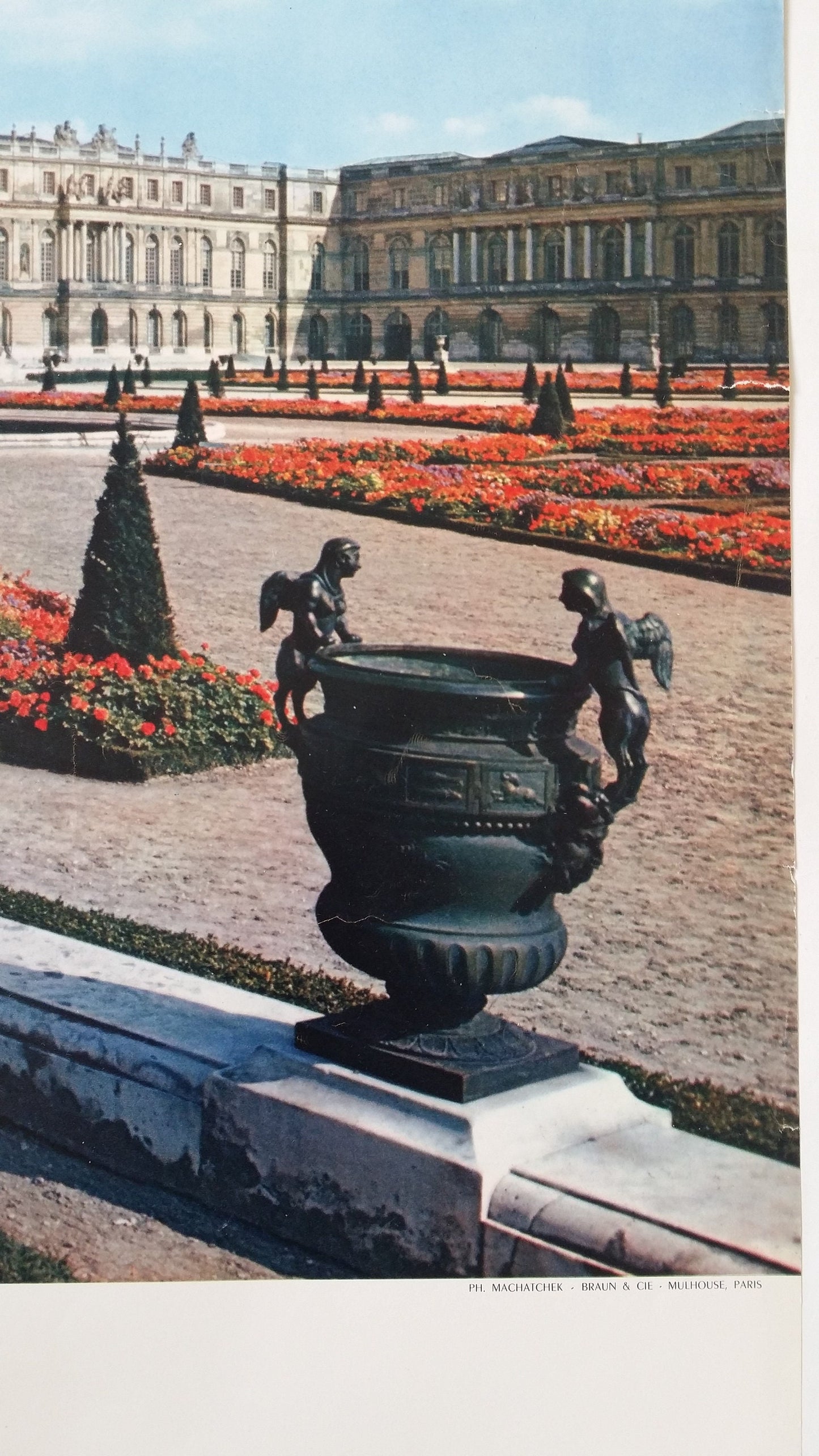 1960s France, Château de Versailles I - Original Vintage Poster