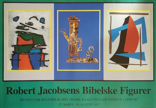 1997 Robert Jacobsen Sculpture Exhibition Poster - Original Vintage Poster