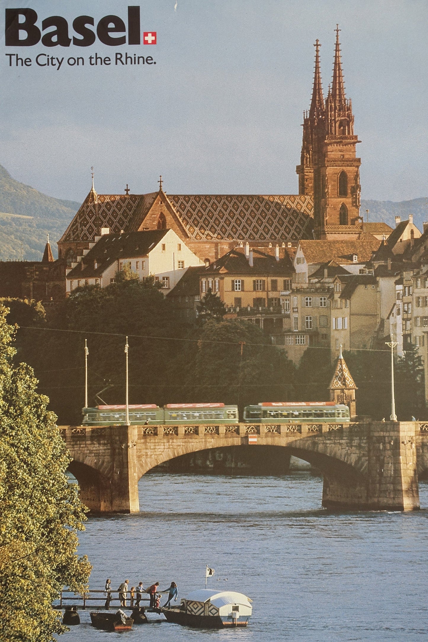 1960 Basel Switzerland Travel Poster - Original Vintage Poster