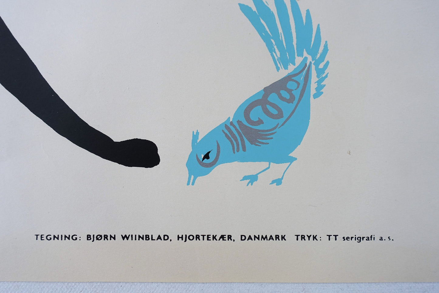 1954 Wiinblad Vanitas (blue version) - Original Vintage Poster