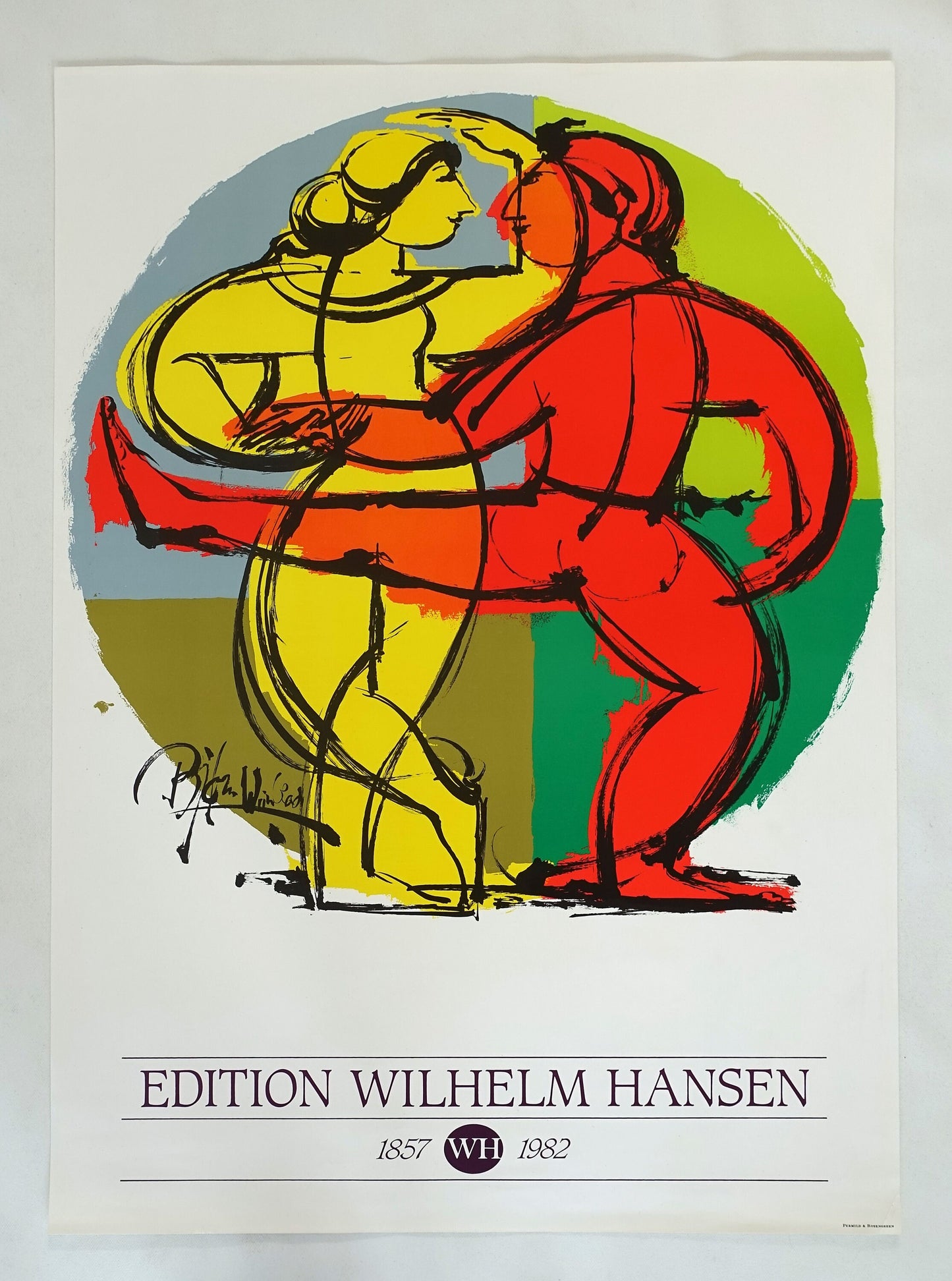 1982 Wiinblad "Edition Wilhelm Hansen" - Original Vintage Poster