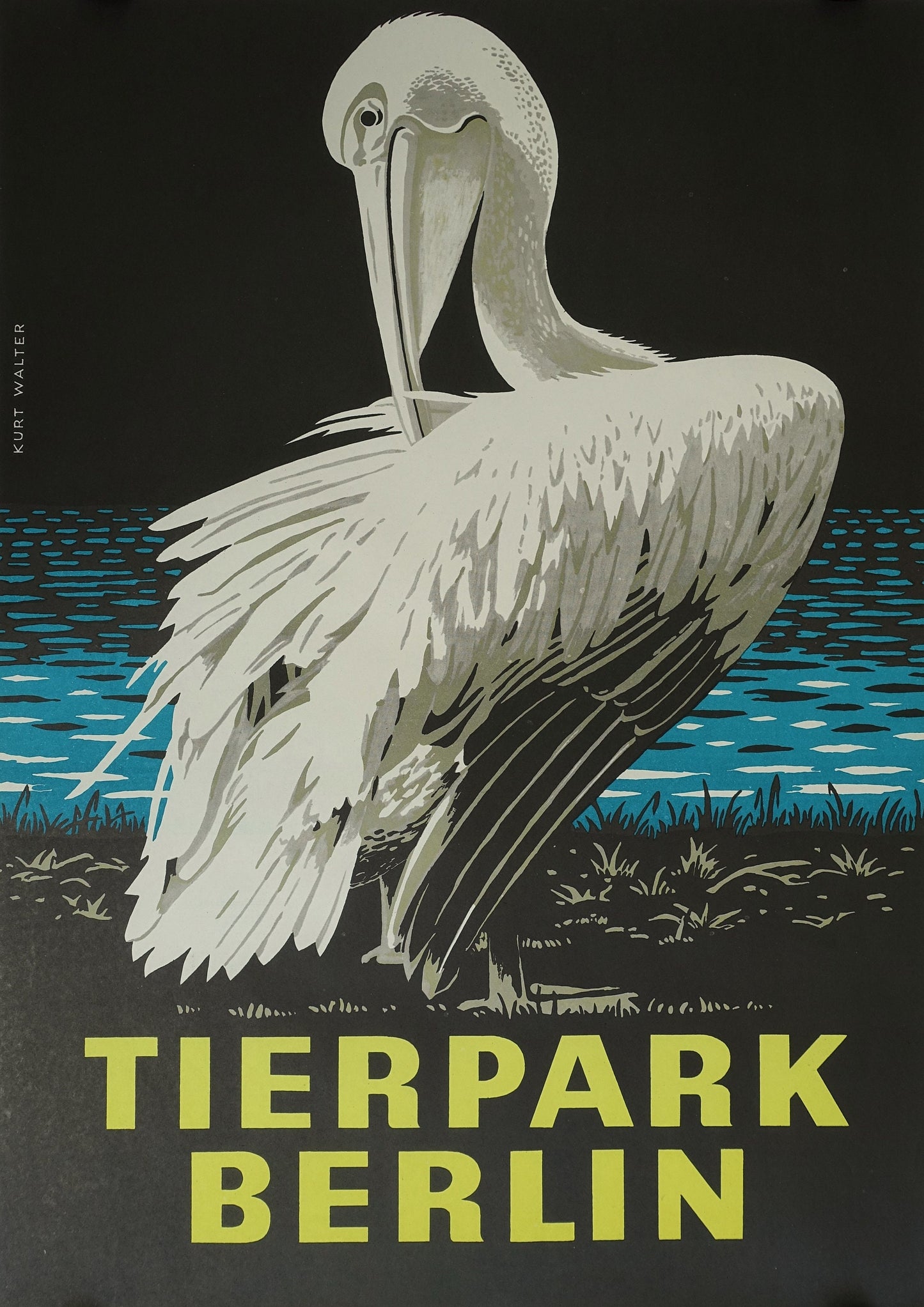 1978 Tierpark Berlin (Pelican) - Original Vintage Poster