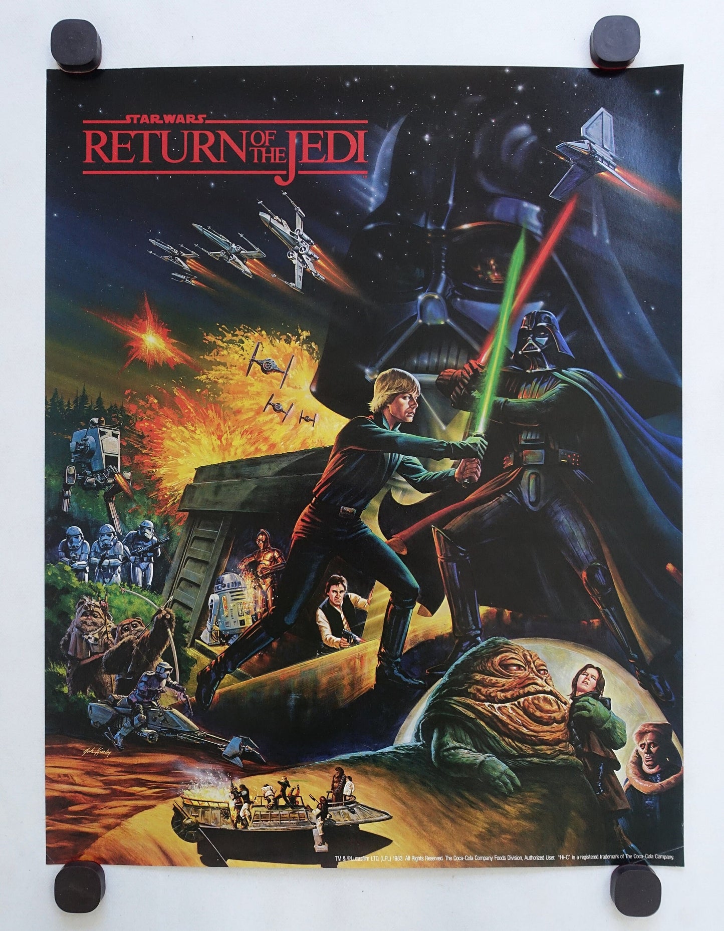1983 Return of the Jedi Two-Sided Special Poster - Original Vintage Poster