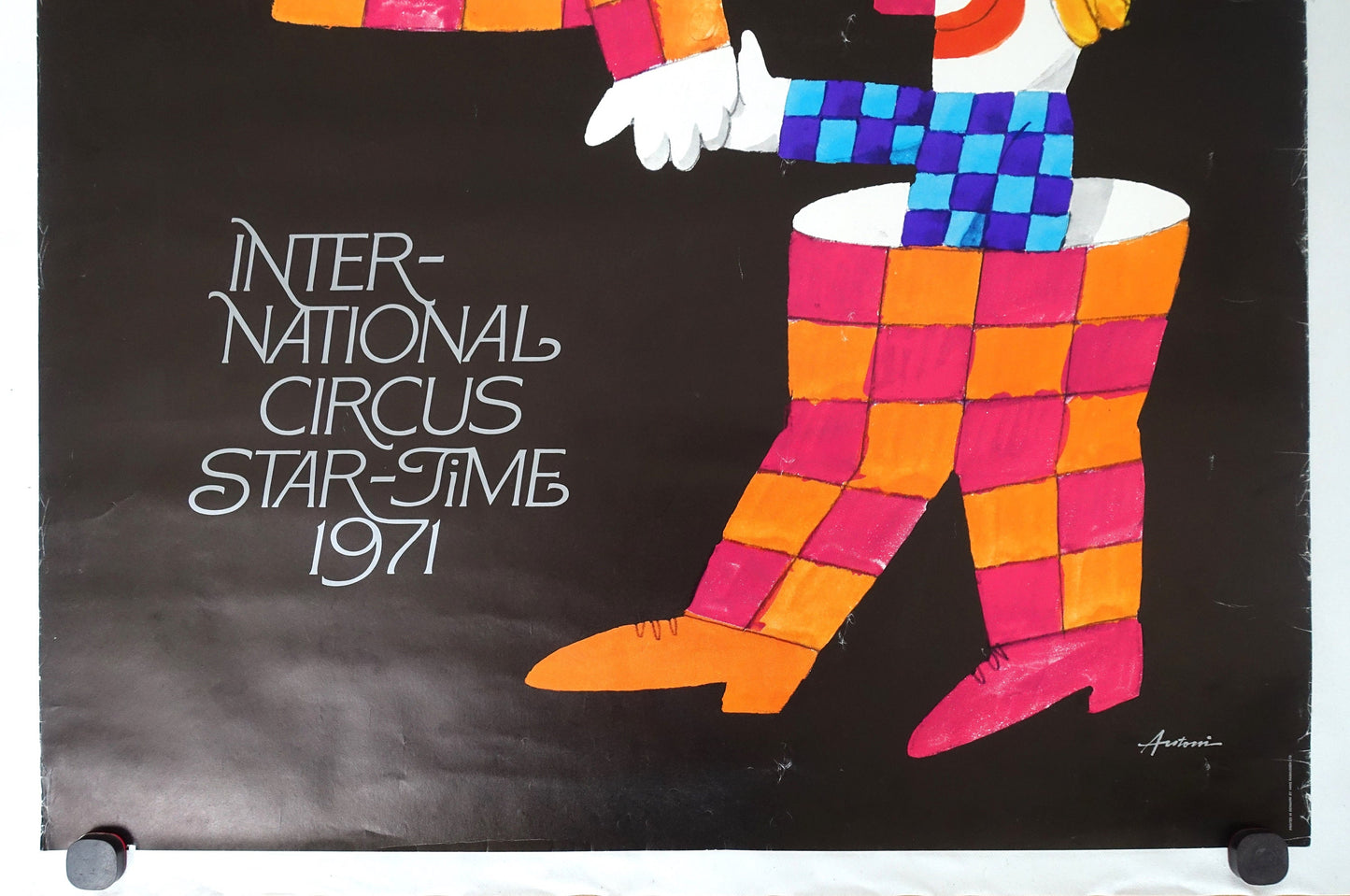 1971 Circus Benneweis by Ib Antoni - Original Vintage Poster