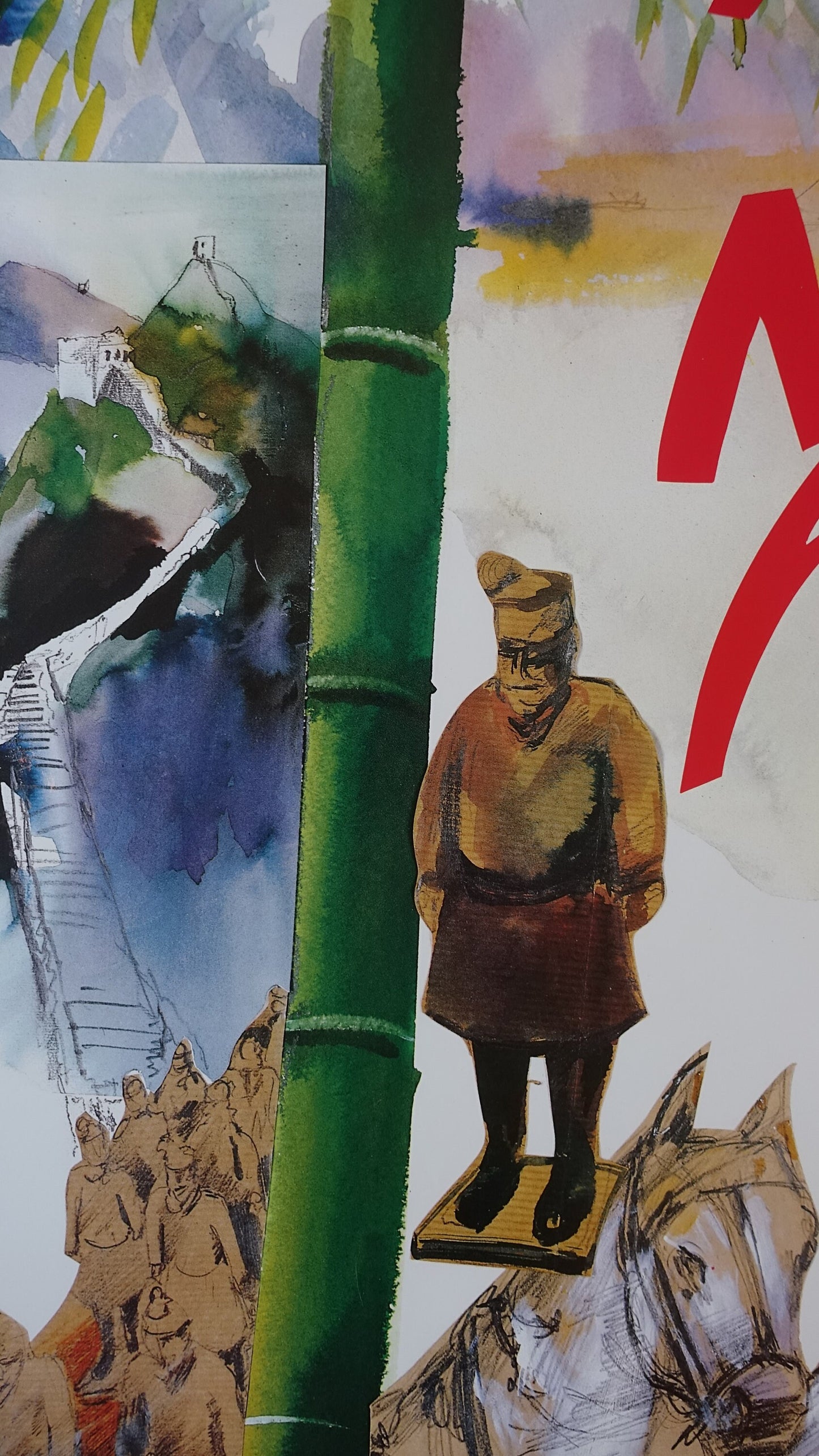 1992 China Travel Poster by SAS - Original Vintage Poster