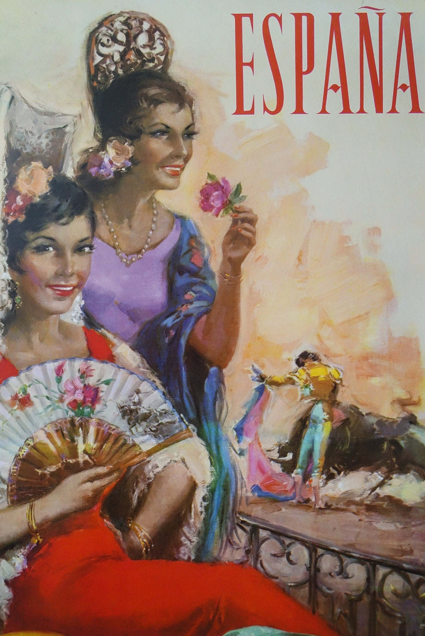 1962 Spanish Travel Poster - Original Vintage Poster