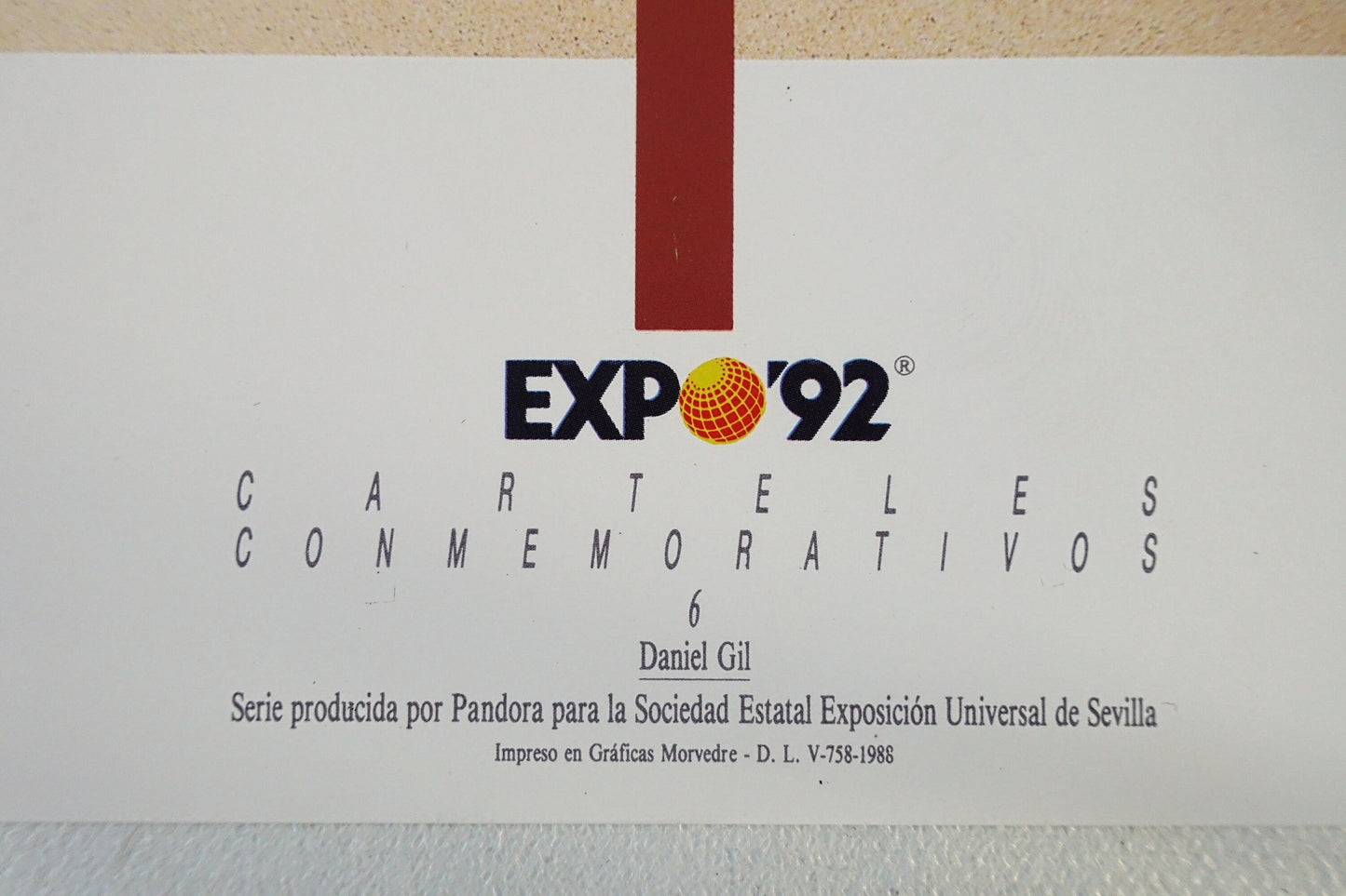 1992 Sevilla Expo by Daniel Gil - Original Vintage Poster