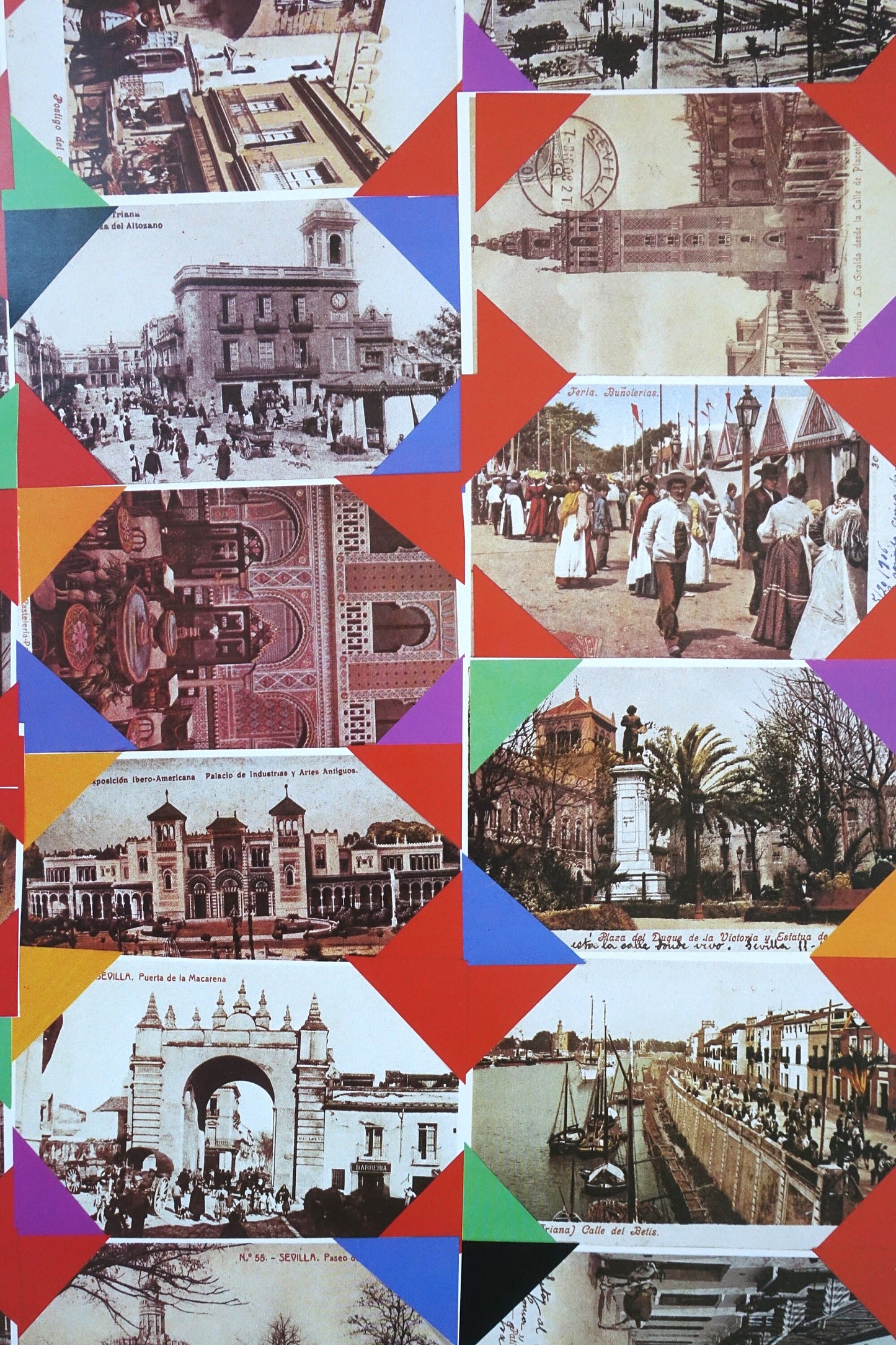 1992 Sevilla Expo by Ivan Chermayeff - Original Vintage Poster