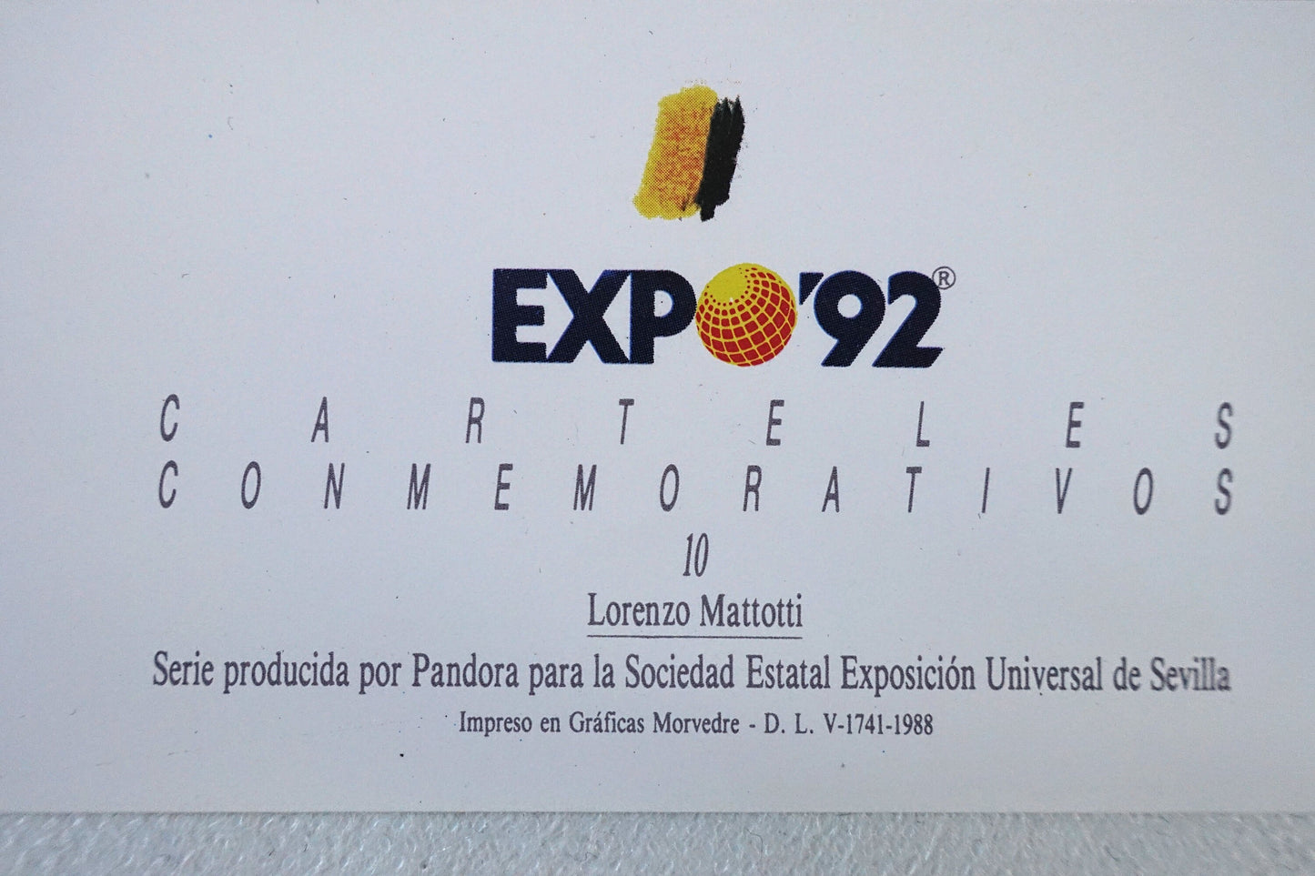 1992 Sevilla Expo by Lorenzo Mattotti - Original Vintage Poster