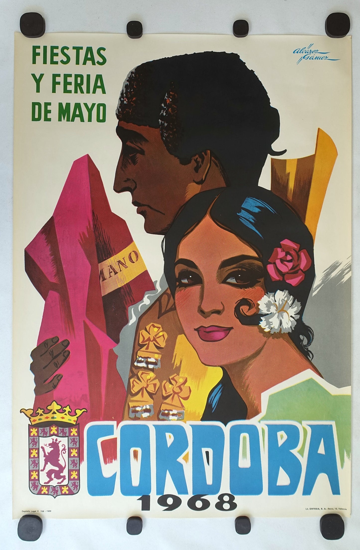 1968 Festival of Cordoba (Spanish poster) - Original Vintage Poster