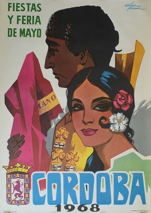 1968 Festival of Cordoba (Spanish poster) - Original Vintage Poster