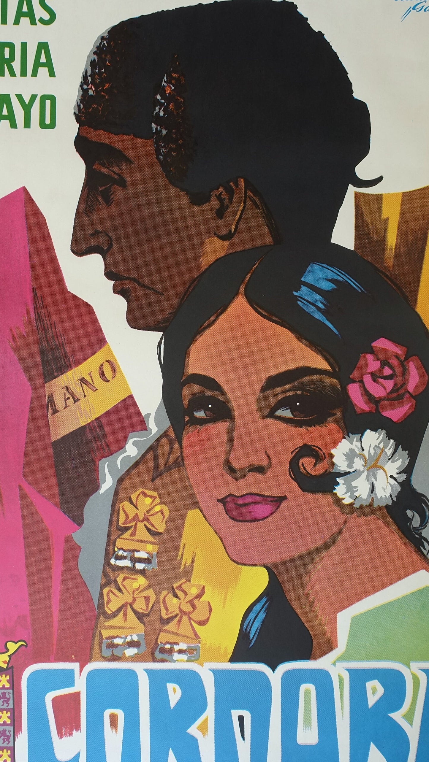 1968 Festival of Cordoba (Spanish poster) - Original Vintage Poster