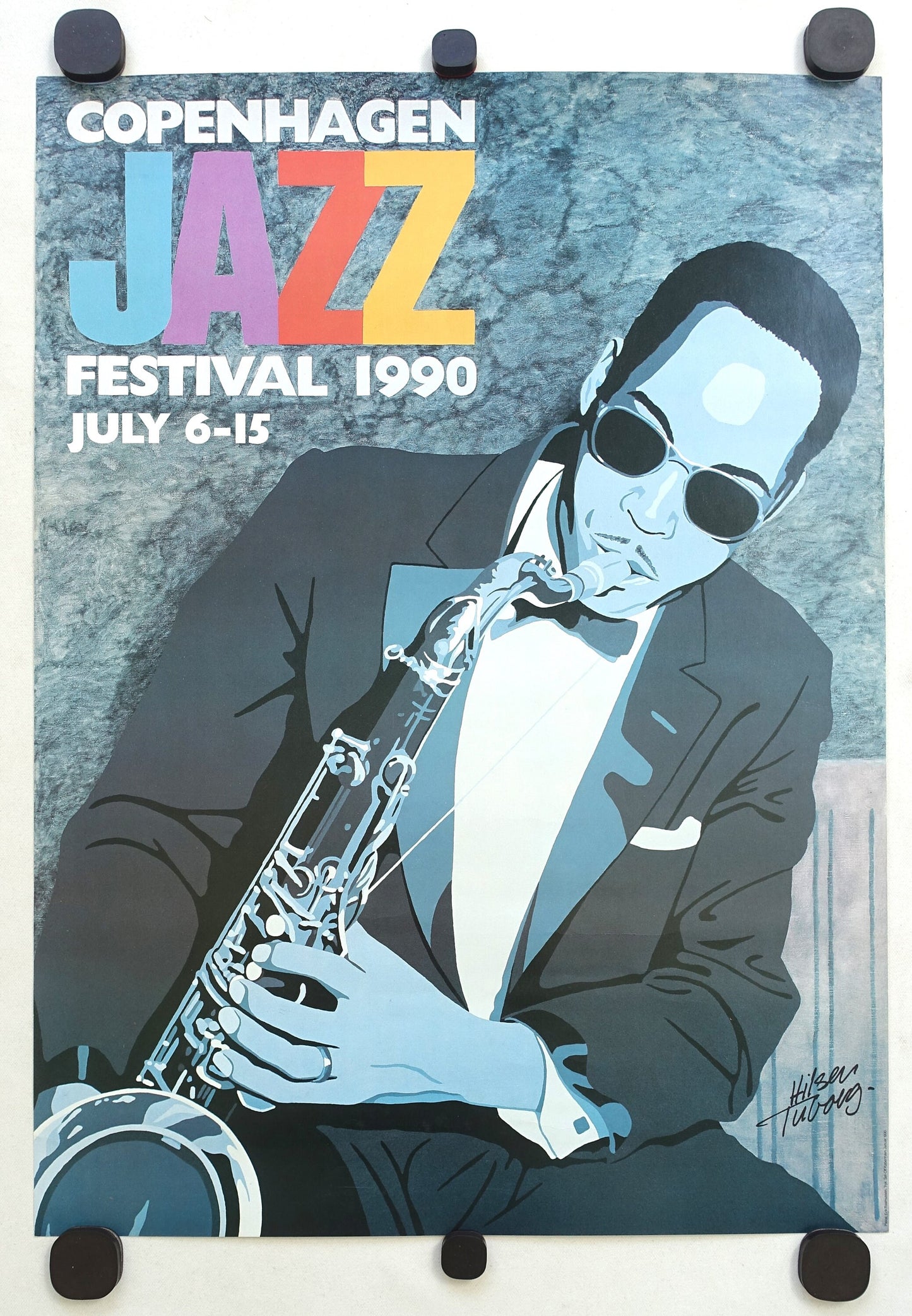 1990 Copenhagen Jazz Festival - Original Vintage Poster