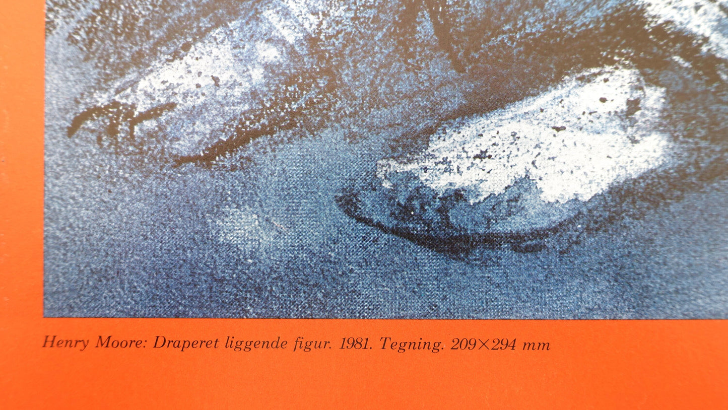 1984 Henry Moore Art Exhibition Poster - Original Vintage Poster