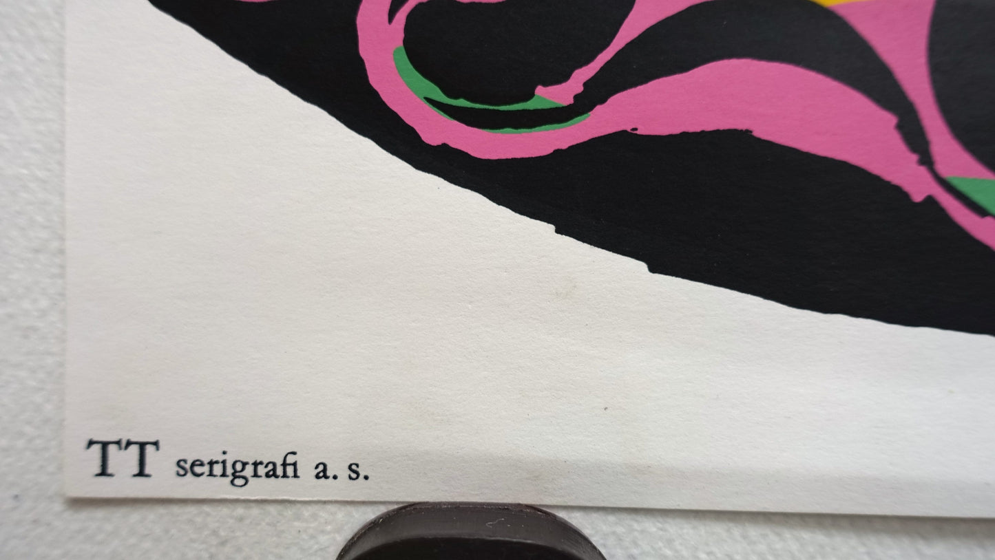 1974 Wiinblad Angels - Original Vintage Poster