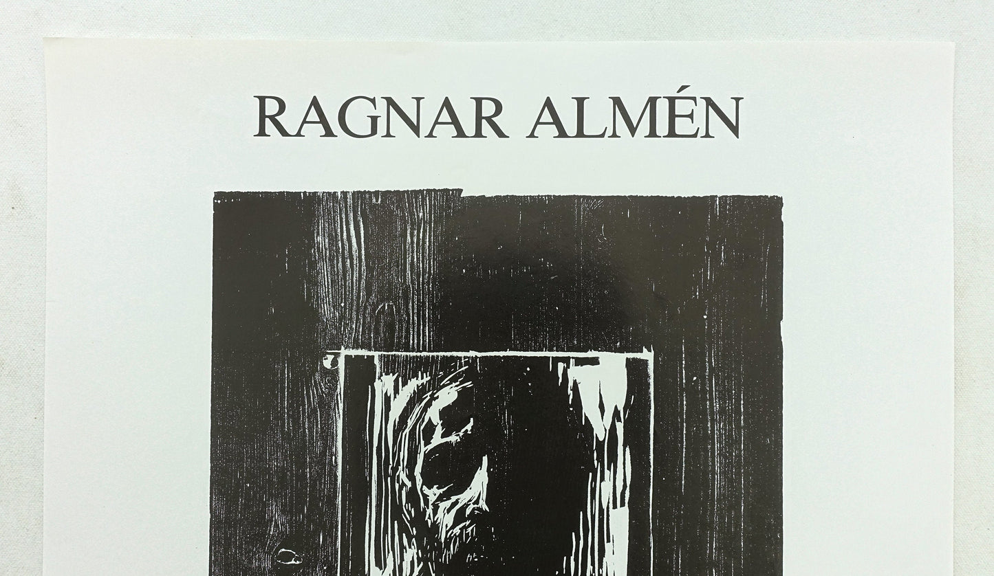 1984 Norwegian Modern Art by Ragnar Almén - Original Vintage Poster