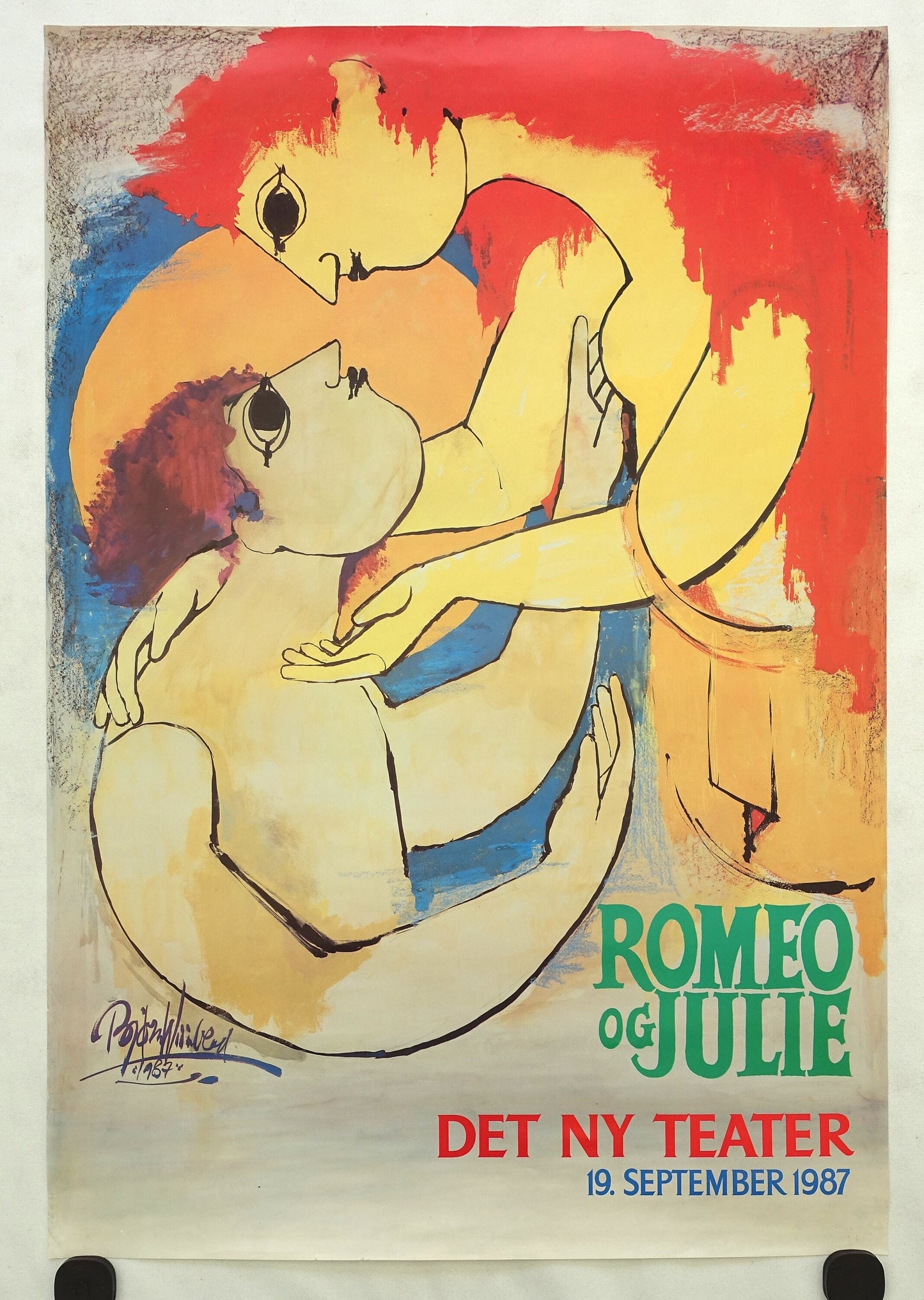 1987 Wiinblad Romeo & Juliet - Original Vintage Poster