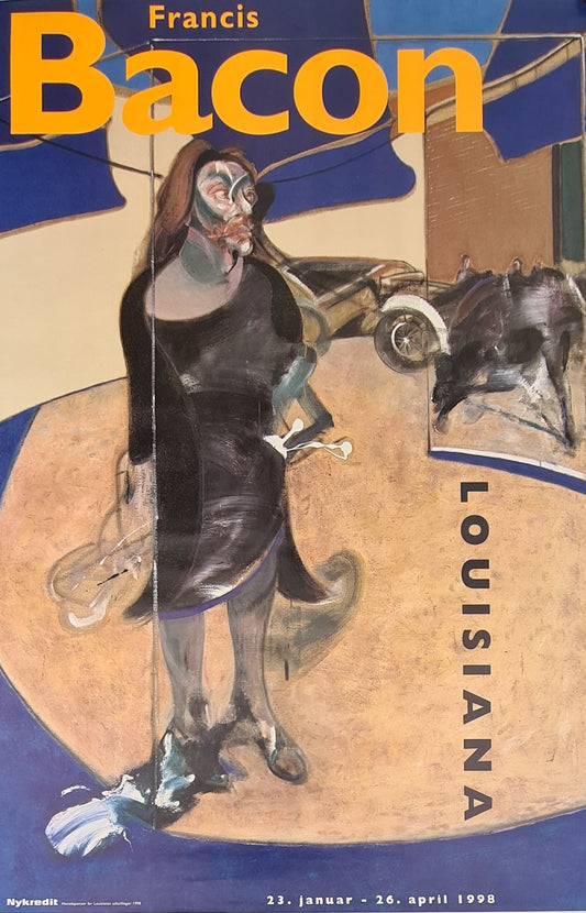 1998 Francis Bacon Louisiana Museum of Modern Art - Original Vintage Poster