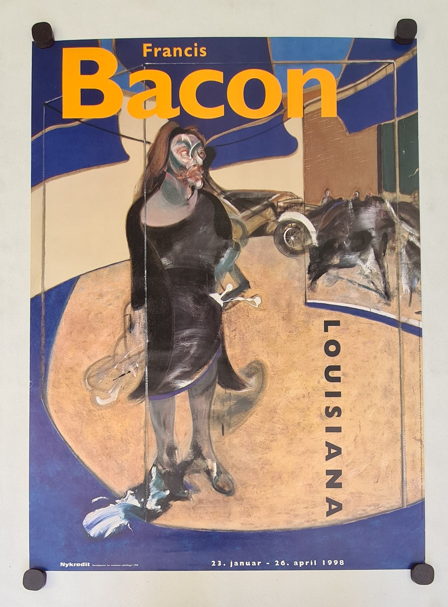 1998 Francis Bacon Louisiana Museum of Modern Art - Original Vintage Poster