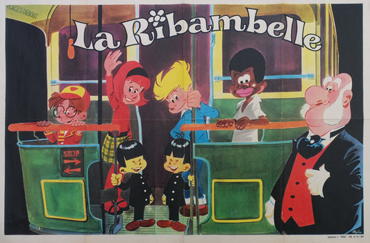 1969 La Ribambelle Comic Poster - Original Vintage Poster