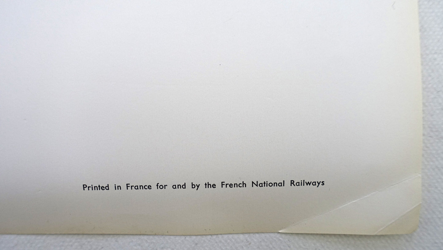 1970 Salvador Dalí - Advertisement for SNCF French National Railways (Normandie) - Original Vintage Poster