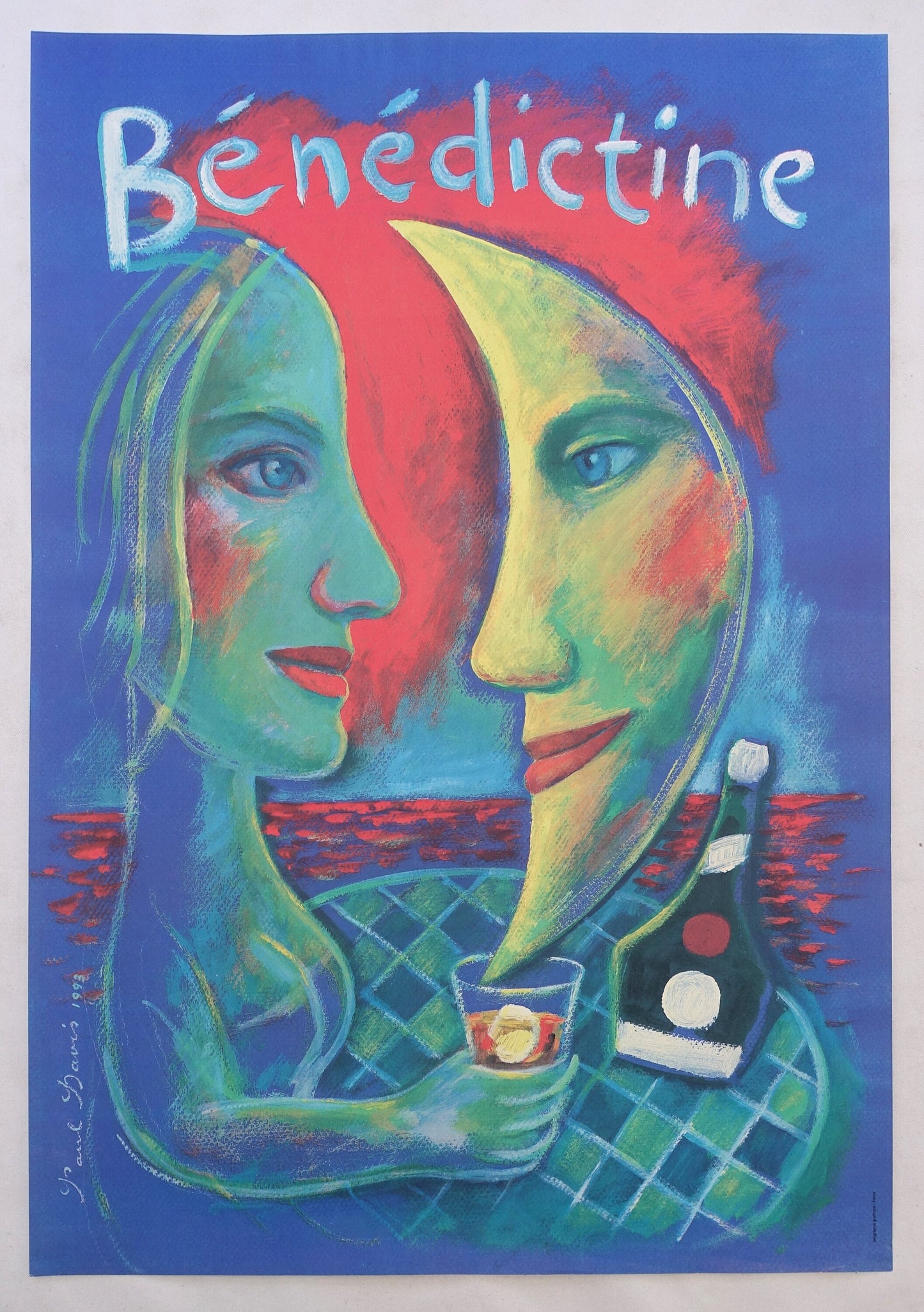 1993 Benedictine French Liqueur Advertisement - Original Vintage Poster