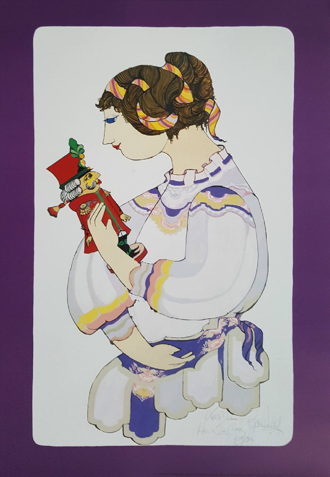 1984 Wiinblad Costume Design for The Nutcracker - Original Vintage Poster