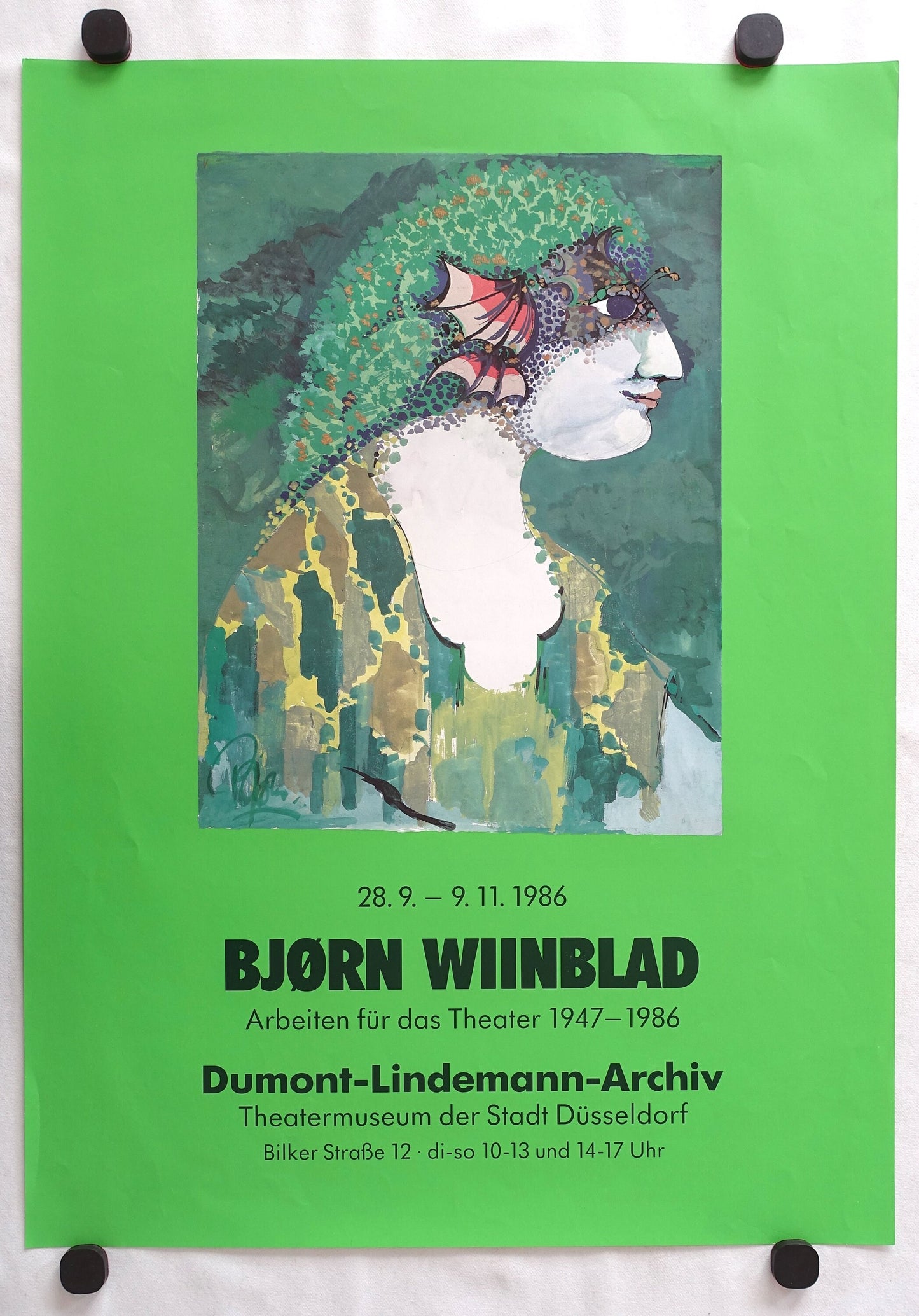 1986 Wiinblad's A Midsummer Night’s Dream Oberon (text version) - Original Vintage Poster