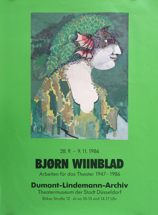 1986 Wiinblad's A Midsummer Night’s Dream Oberon (text version) - Original Vintage Poster