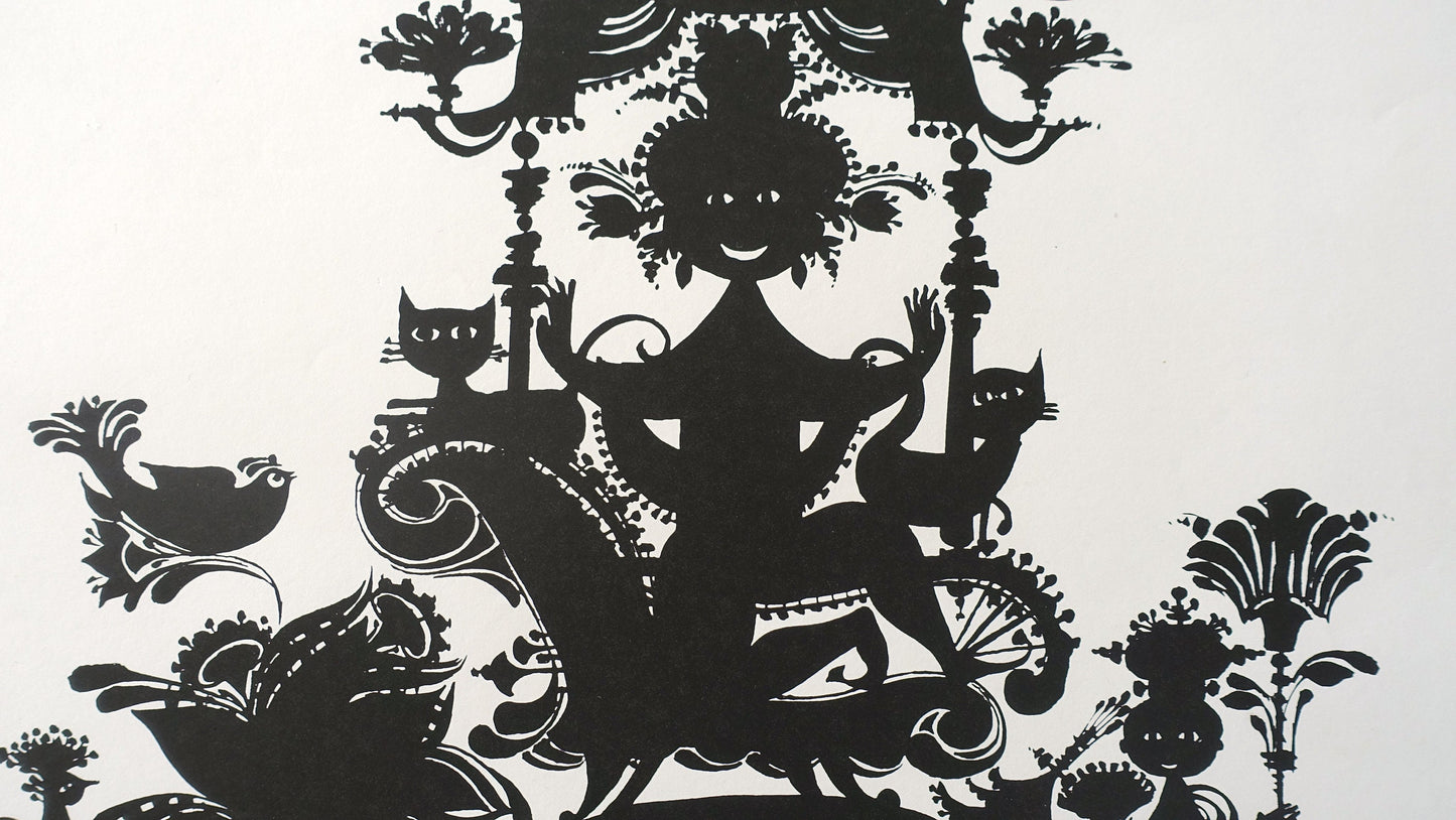 1975 Queen of Sheba by Wiinblad - Original Vintage Poster